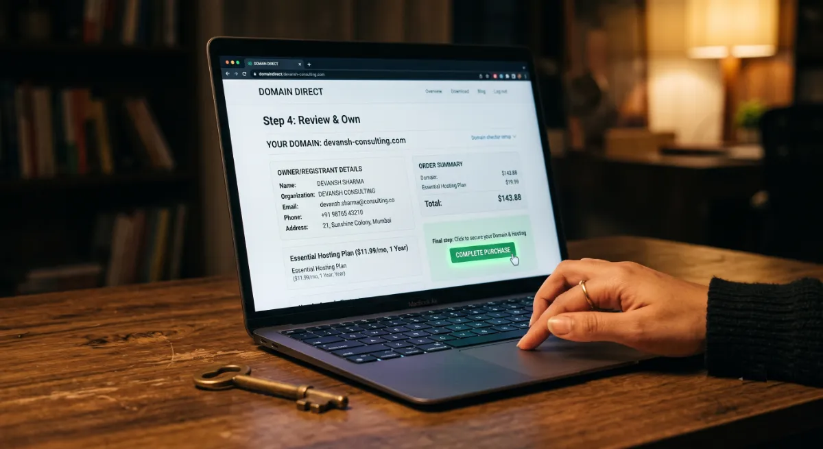 Owning your domain and hosting before you build a business website