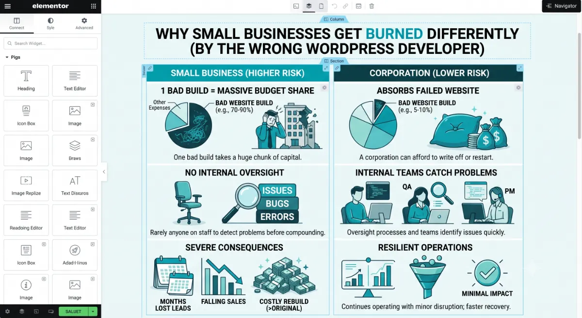 Common ways small businesses lose money on a WordPress developer