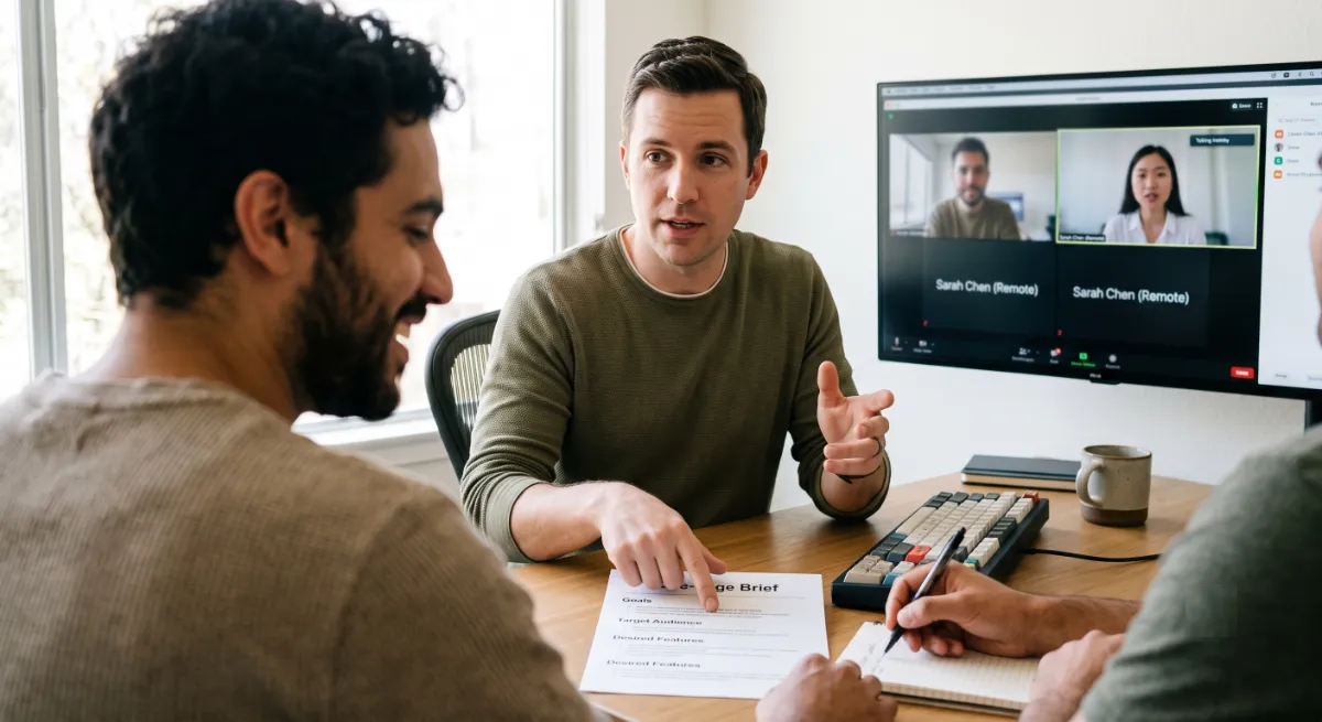Vetting candidates to build a business website
