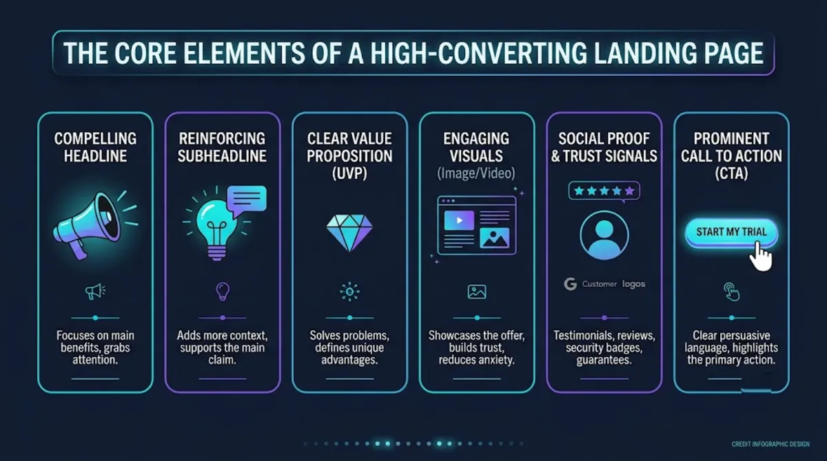 Why design alone does not make a high-converting landing page
