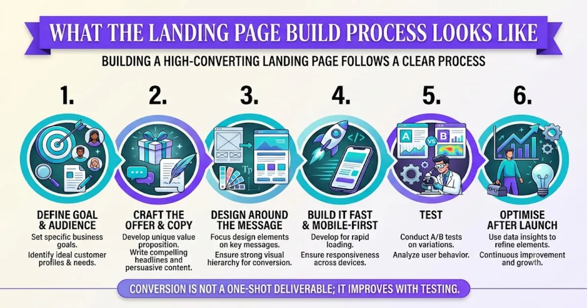 The process of building a high-converting landing page