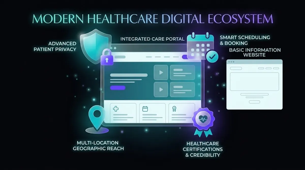 Why a dental or medical practice website is different