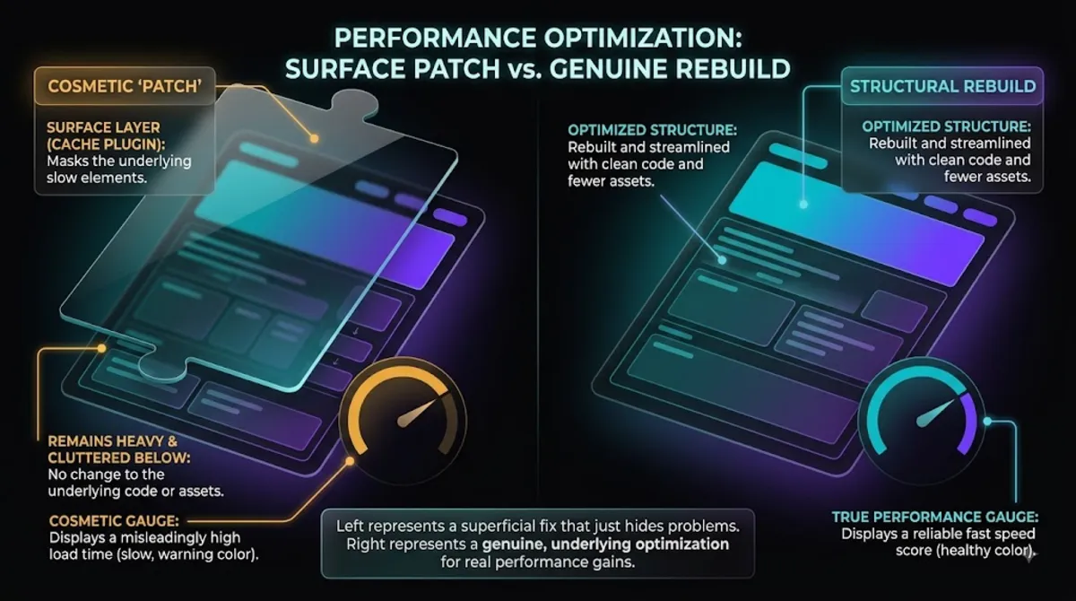 Why a proper website speed optimization is more than a caching plugin
