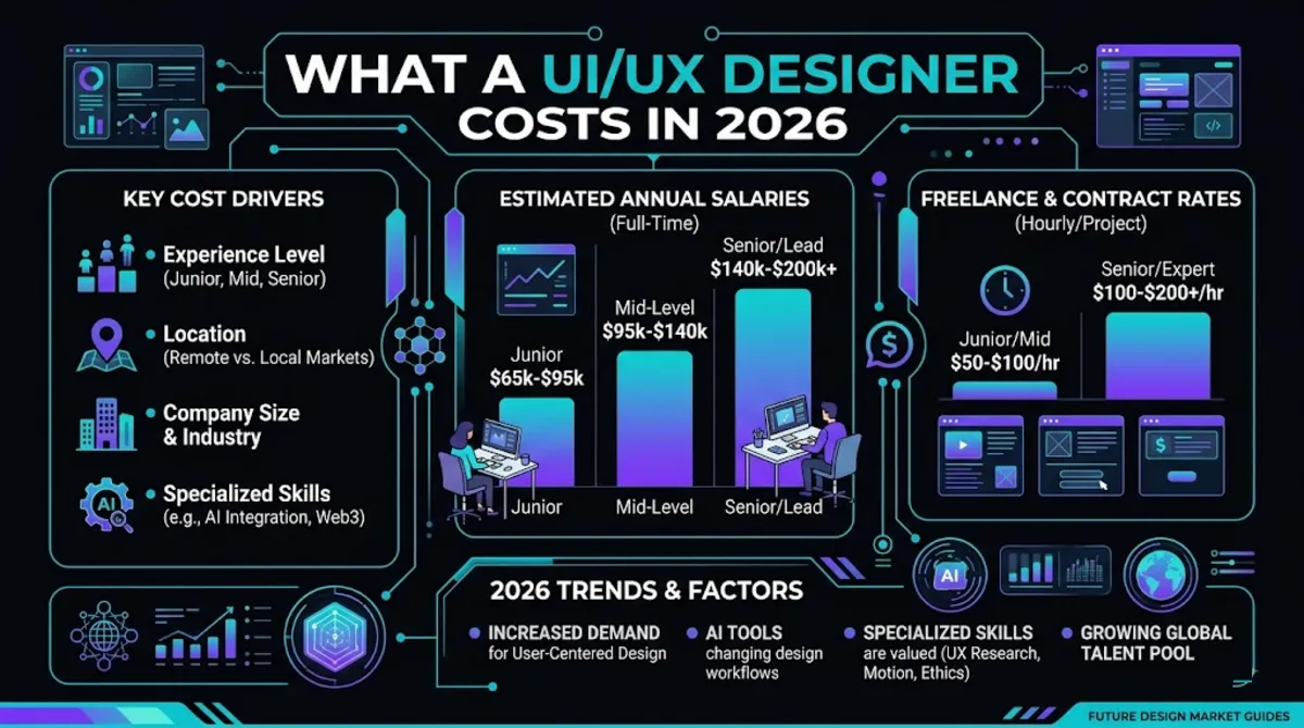 2026 cost of hiring a UI/UX designer