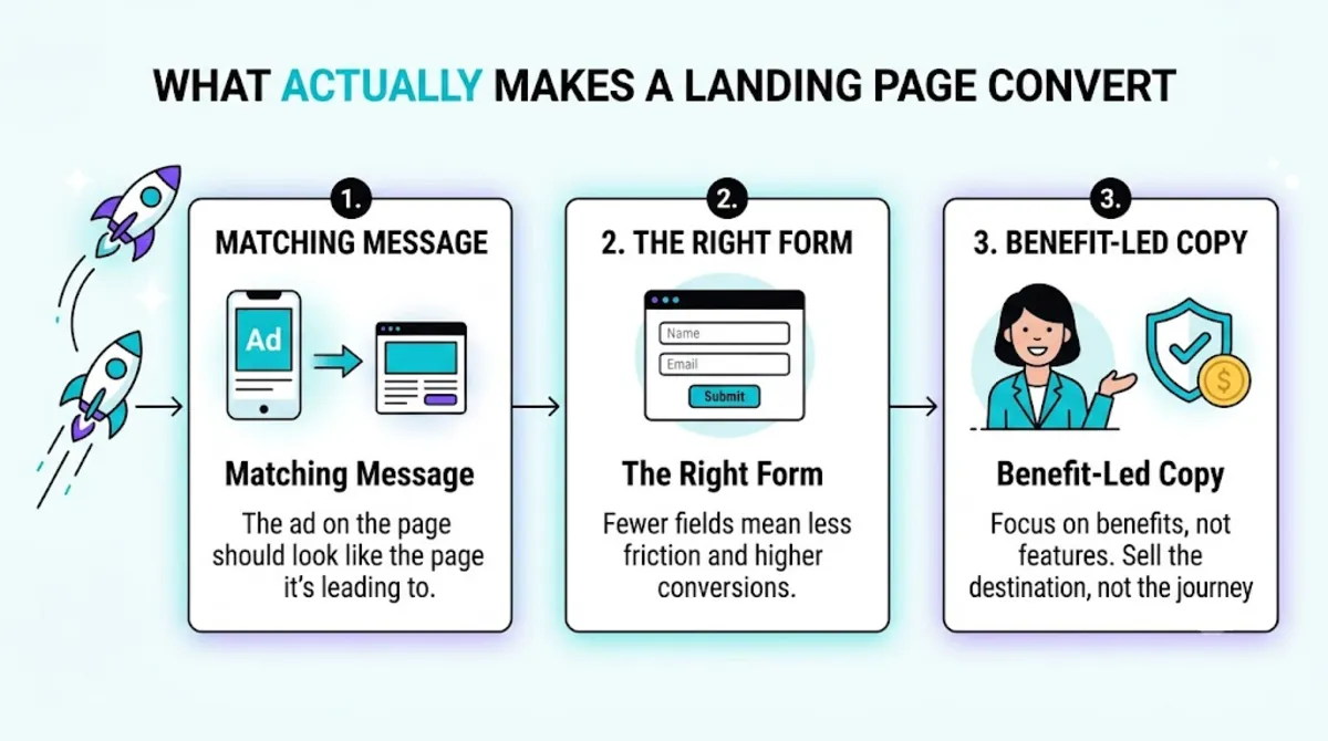 The core elements that make a high-converting landing page